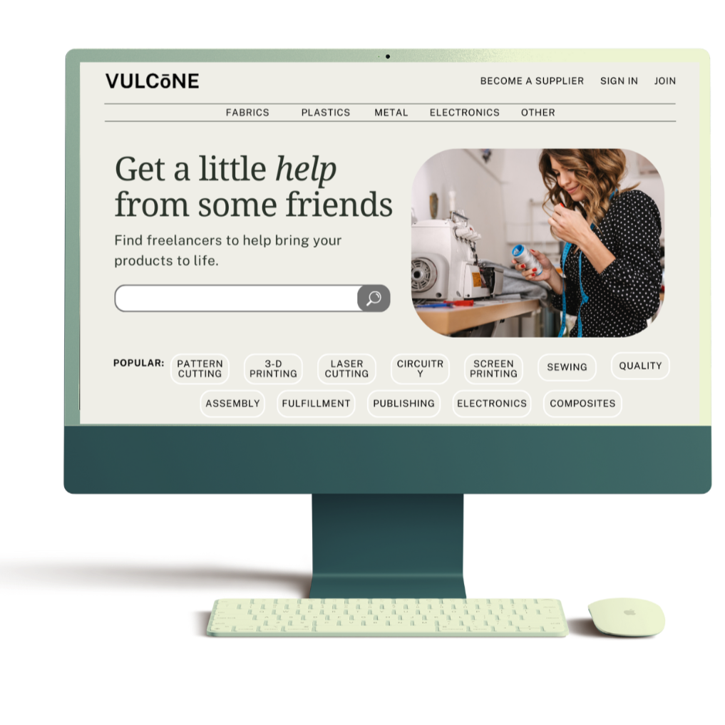 Vulcone Index Mockup Vulcone Index Mockup